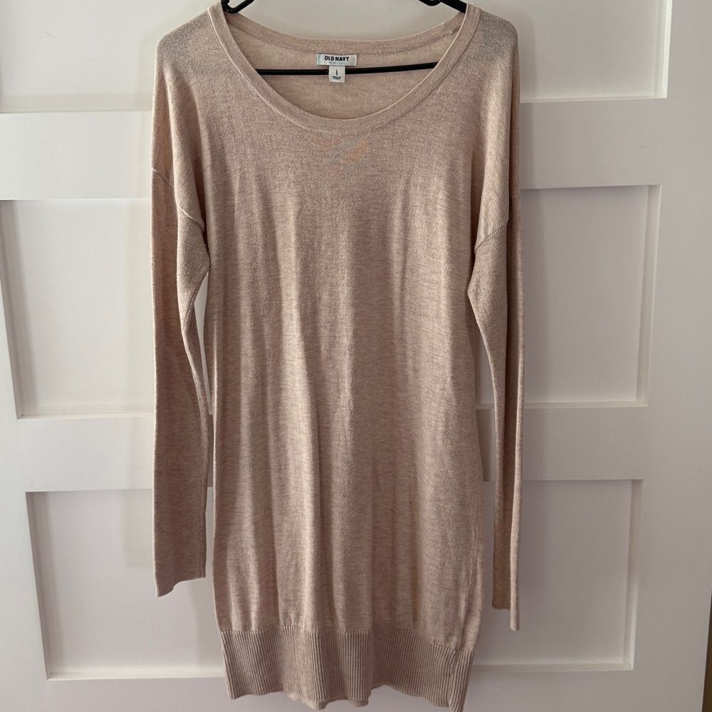 Old Navy Oatmeal long sweater sweater dress